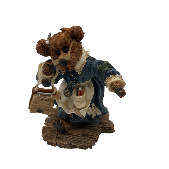 Boyds Bears & Friends Ms. Bruin The Teacher figurine Nativity series #4 - Picture 1 of 13